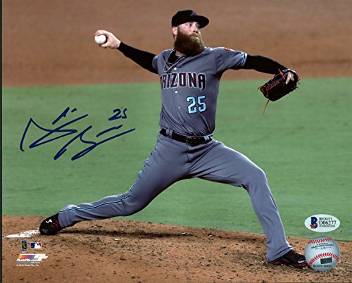 D-Backs Archie Bradley Authentic Signed 8x10 Photo Horizontal Gray Jersey BAS - 757 Sports Collectibles