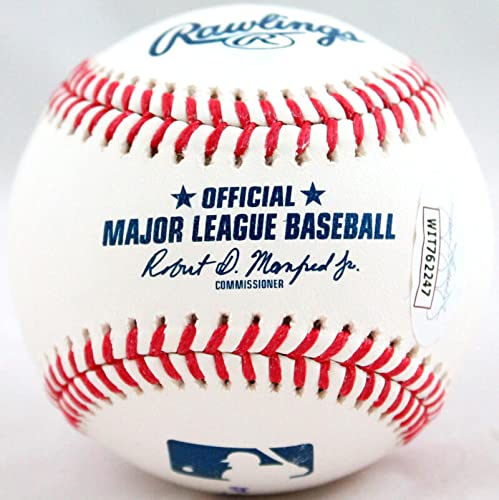 Yuli Gurriel Autographed Rawlings OML Baseball w/Insc -JSA W Auth Blue - 757 Sports Collectibles