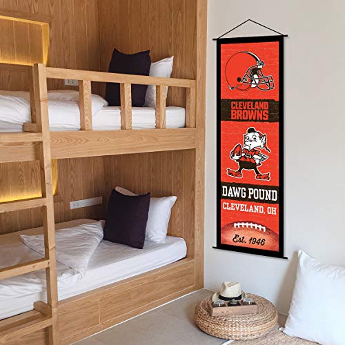 Cleveland Browns Banner and Scroll Sign - 757 Sports Collectibles