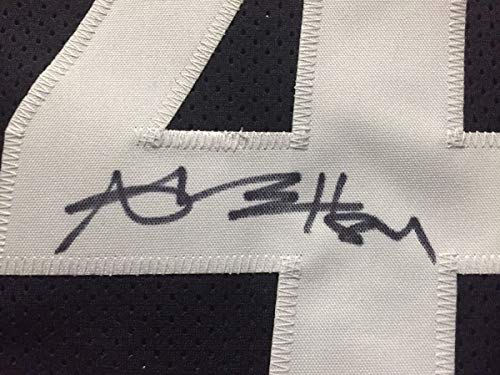 Autographed/Signed Antonio Brown Pittsburgh Black Football Jersey JSA COA - 757 Sports Collectibles