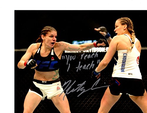 Katlyn Chookagian autographed signed UFC 8x10 photo w/COA