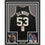 Framed Autographed/Signed Artis Gilmore"HOF 11" 33x42 San Antonio Black Basketball Jersey JSA COA