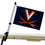 Virginia Cavaliers Boat and Mini Flag and Flag Pole Holder Mount Set - 757 Sports Collectibles