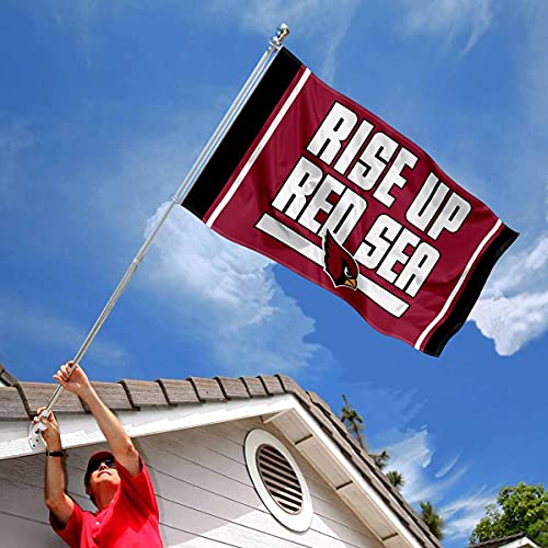 WinCraft Arizona Cardinals Rise Up Red Sea 3x5 Outdoor Flag - 757 Sports Collectibles