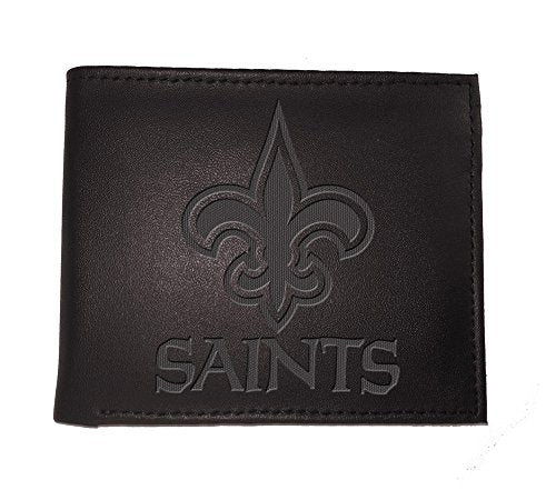 Team Sports America Leather New Orleans Saints Bi-fold Wallet - 757 Sports Collectibles