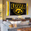 Iowa Hawkeyes Wordmark Large Grommet Banner Flag - 757 Sports Collectibles