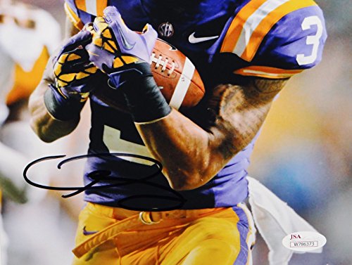 Odell Beckham Autographed 8x10 LSU Cradling Ball Photo- JSA Authenticated - 757 Sports Collectibles