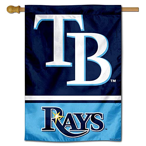 WinCraft Tampa Bay Rays Double Sided House Flag - 757 Sports Collectibles