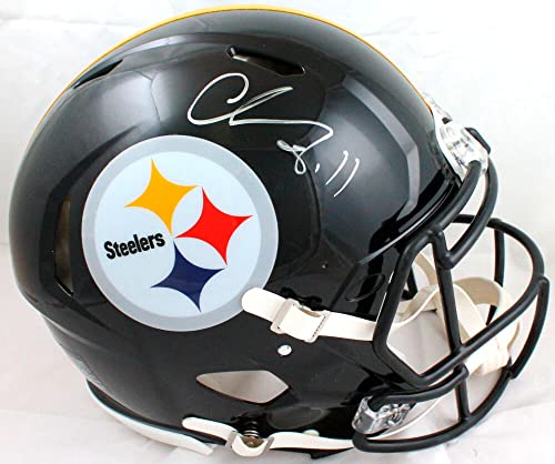 Chase Claypool Autographed Pittsburgh Steelers F/S Speed Authentic Helmet-Beckett W Hologram - 757 Sports Collectibles