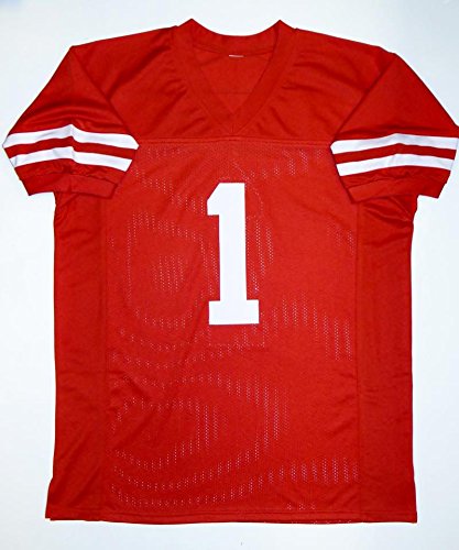 Greg Ward Autographed College Style Red Jersey- JSA Witnessed Authenticated - 757 Sports Collectibles