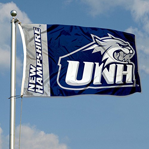 New Hampshire Wildcats UNH University Large College Flag - 757 Sports Collectibles