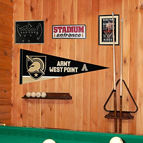 College Flags & Banners Co. Army Black Knights Pennant Full Size Felt - 757 Sports Collectibles