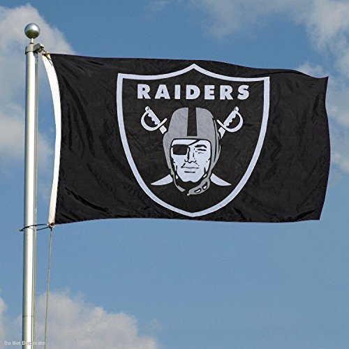 WinCraft Las Vegas Raiders Embroidered Nylon Flag - 757 Sports Collectibles