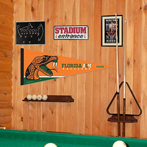 College Flags & Banners Co. Florida A&M Pennant Full Size Felt - 757 Sports Collectibles