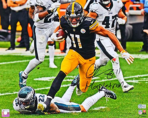 Chase Claypool Autographed Steelers Undefeated 16x20 FP Photo w/Mapletron - Beckett W Black - 757 Sports Collectibles