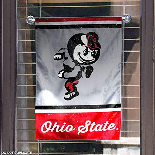 WinCraft Ohio State Buckeyes Vintage Retro Throwback Garden Flag - 757 Sports Collectibles