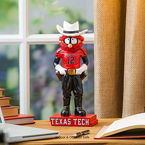 Team Sports America NCAA Texas Tech University Fun Colorful Mascot Statue 12 Inches Tall - 757 Sports Collectibles