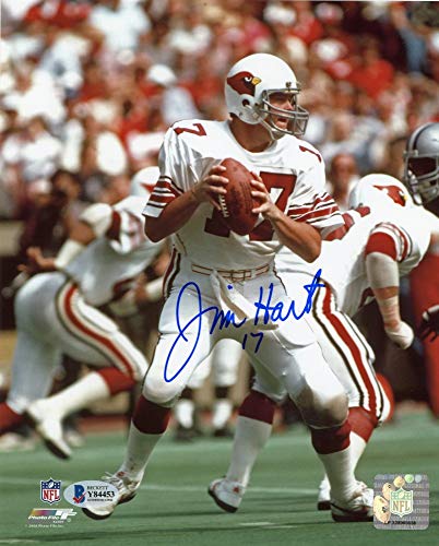 Jim Hart Autographed Arizona Cardinals 8x10 Photo - BAS COA (Vertical) - 757 Sports Collectibles