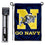 College Flags & Banners Co. US Navy Midshipmen Go Navy Garden Flag with Stand Holder - 757 Sports Collectibles