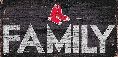 Fan Creations MLB Boston Red Sox Unisex Boston Red Sox Family Sign, Team Color, 6 x 12 - 757 Sports Collectibles