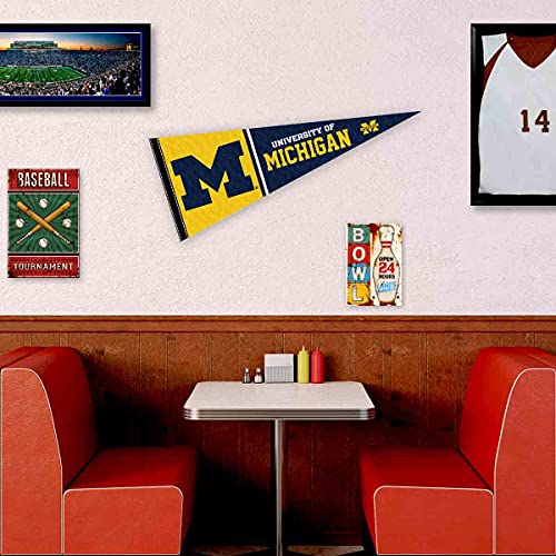 College Flags & Banners Co. Michigan Wolverines Full Size Pennant - 757 Sports Collectibles