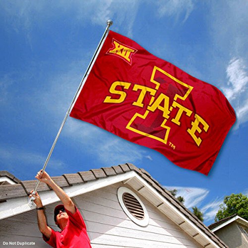 College Flags & Banners Co. Iowa State Cyclones Big 12 3x5 Flag - 757 Sports Collectibles