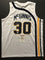 Autographed/Signed George McGinnis"HOF 17" Indiana White Basketball Jersey JSA COA - 757 Sports Collectibles