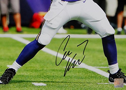 Case Keenum Autographed Vikings 16x20 About to Pass PF Photo- JSA W Auth Black - 757 Sports Collectibles