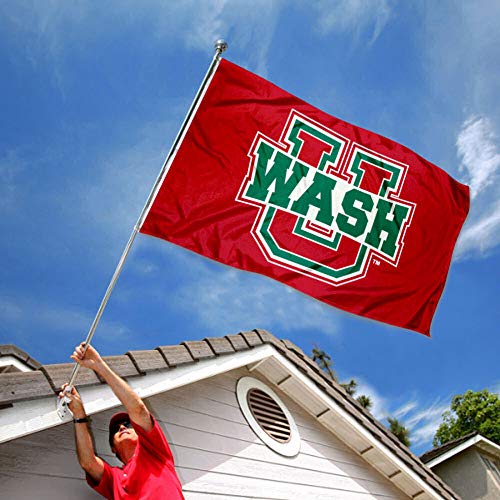 College Flags & Banners Co. Washington St. Louis Bears WASH Logo Flag - 757 Sports Collectibles