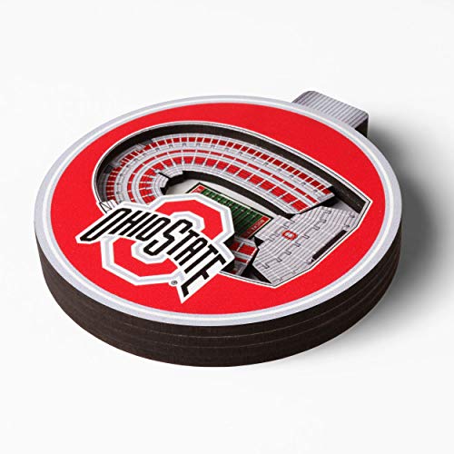 YouTheFan NCAA Ohio State Buckeyes 3D StadiumView Ornament -Ohio Stadium - 757 Sports Collectibles