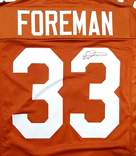 D'onta Foreman Autographed Orange College Style Jersey- JSA Witness Auth R3 - 757 Sports Collectibles