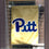 College Flags & Banners Co. Pitt Panthers Script Logo Garden Flag - 757 Sports Collectibles