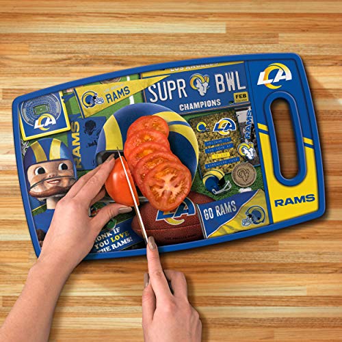 NFL Los Angeles Rams Retro Series Cutting Board - 757 Sports Collectibles