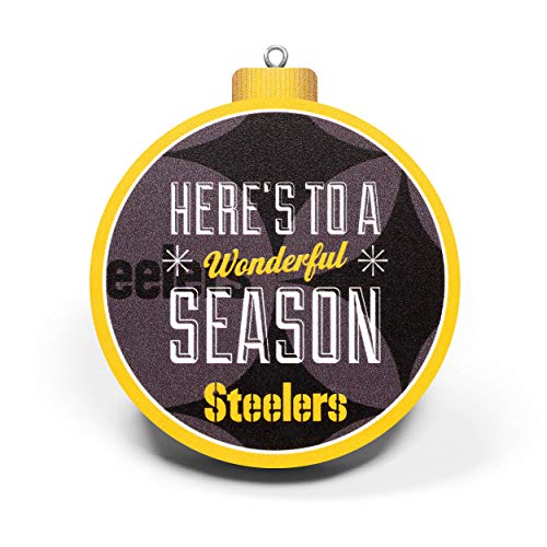 YouTheFan NFL Pittsburgh Steelers 3D Logo Series Ornament - 757 Sports Collectibles