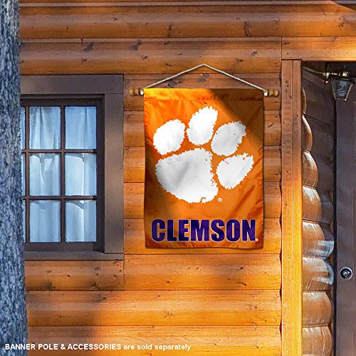 Clemson Tigers House Flag Banner - 757 Sports Collectibles