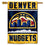 WinCraft Denver Nuggets New Skyline Logo Double Sided House Banner Flag - 757 Sports Collectibles