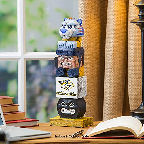 Team Sports America Nashville Predators Tiki Team Totem Garden Statue - 757 Sports Collectibles