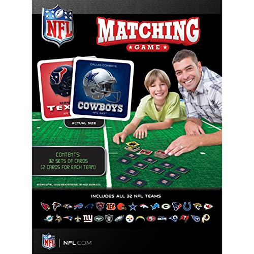 MasterPieces NFL Matching Game, Includes All 32 Teams, For Ages 3+ - 757 Sports Collectibles