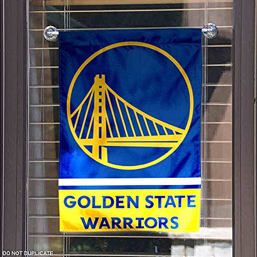 WinCraft Golden State Warriors Double Sided Garden Flag - 757 Sports Collectibles