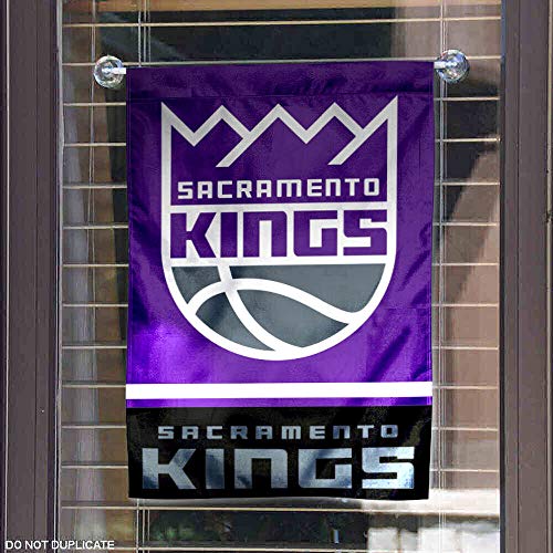 WinCraft Sacramento Kings Double Sided Garden Flag - 757 Sports Collectibles