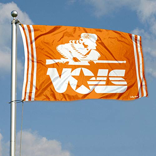 College Flags & Banners Co. Tennessee Volunteers Vintage Retro Throwback 3x5 Banner Flag - 757 Sports Collectibles