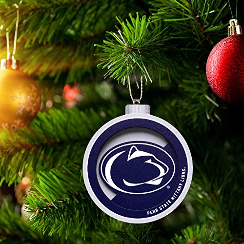 YouTheFan NCAA Penn State Nittany Lions 3D Logo Series Ornament - 757 Sports Collectibles