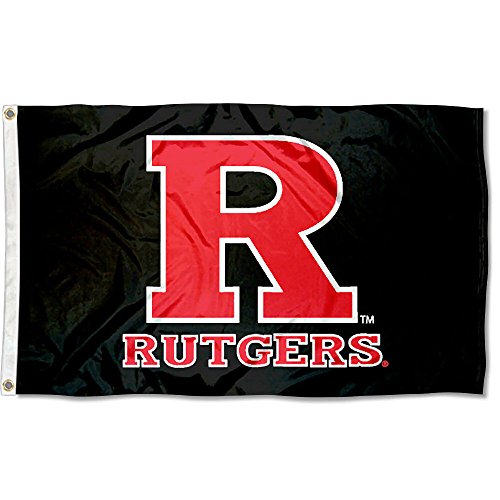 Rutgers Black Flag Large 3x5 - 757 Sports Collectibles