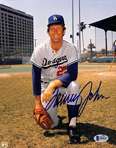 Dodgers Tommy John Authentic Signed 8x10 Photo Autographed BAS 1 - 757 Sports Collectibles
