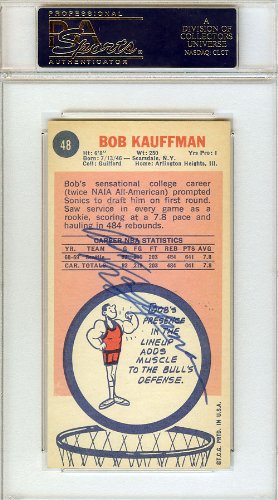 Bob Kauffman Autographed 1969 Topps Rookie Card PSA/DNA #83322360 - 757 Sports Collectibles