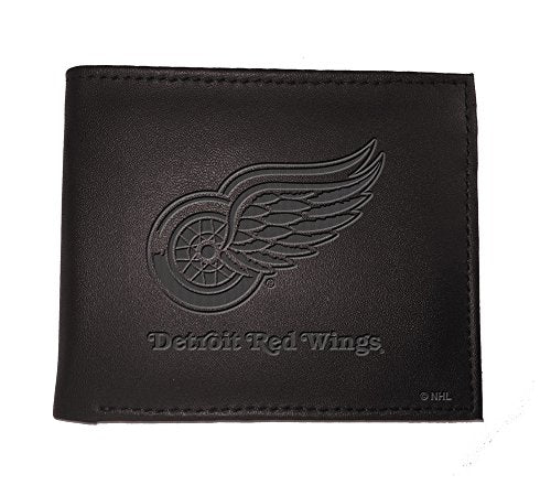 Team Sports America Leather Detroit Red Wings Bi-fold Wallet - 757 Sports Collectibles