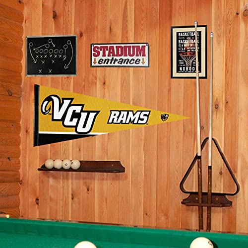 College Flags & Banners Co. VCU Pennant Full Size Felt - 757 Sports Collectibles