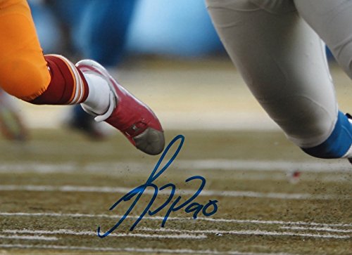 Jason Pierre Paul Autographed 8x10 Going After RG3 Photo- JSA W Authenticated - 757 Sports Collectibles