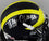 Taco Charlton Autographed Michigan Schutt Mini Helmet- JSA W Auth Silver - 757 Sports Collectibles
