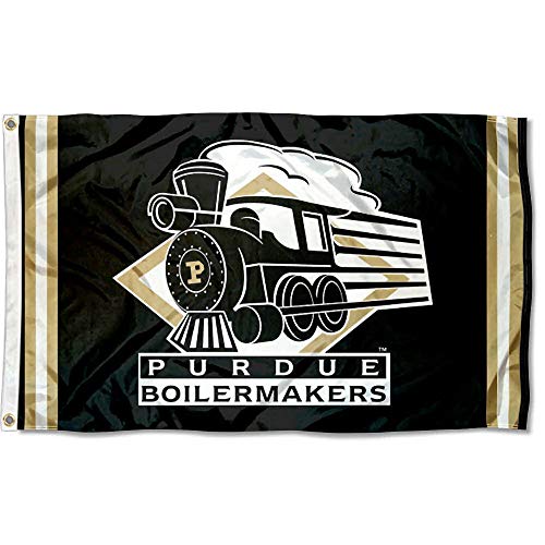 College Flags & Banners Co. Purdue Boilermakers Vintage Retro Throwback 3x5 Banner Flag - 757 Sports Collectibles